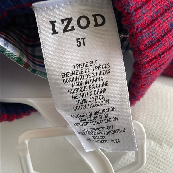 Izod Red Turtleneck Matching Set - Picture 7 of 7